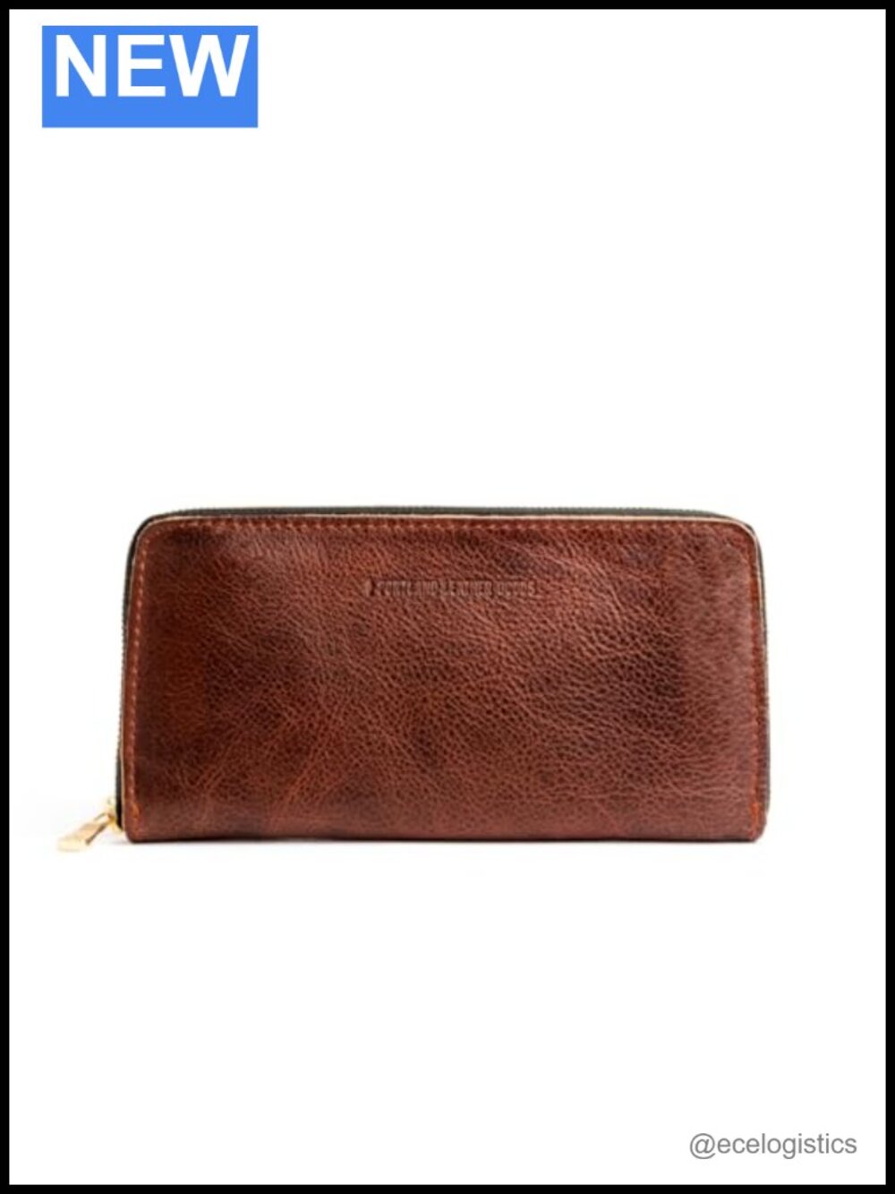 Full Grain Leather Accordion Zip Wallet